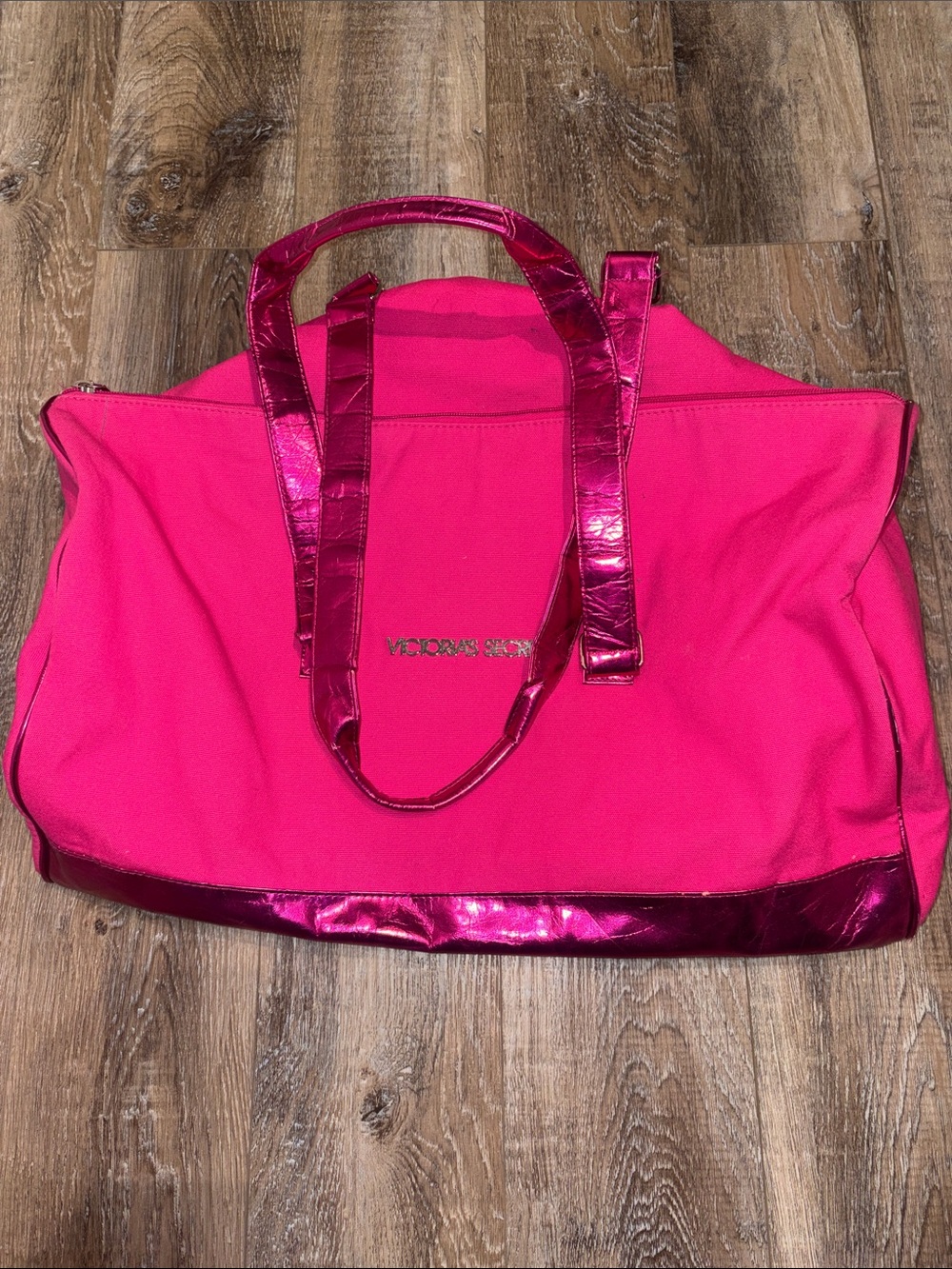 Victoria's Secret Pink Tote with Metallic Trim